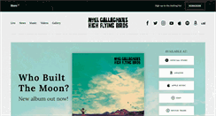 Desktop Screenshot of noelgallagher.com